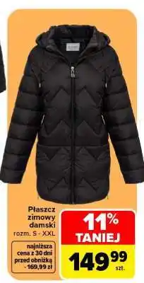 Carrefour Płaszcz zimowy damski oferta