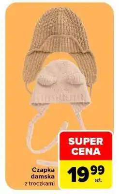 Carrefour Czapka damska oferta