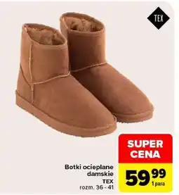 Carrefour Botki ocieplane damskie oferta