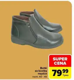 Carrefour Botki za kostkę męskie oferta