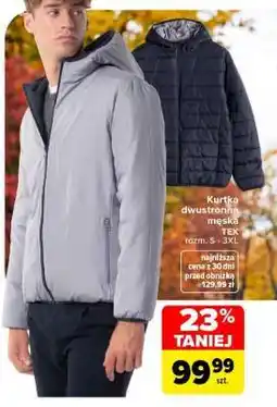 Carrefour Kurtka dwustronna męska TEX oferta