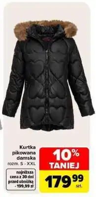 Carrefour Kurtka pikowana damska oferta