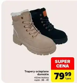 Carrefour Trapery ocieplane damskie oferta