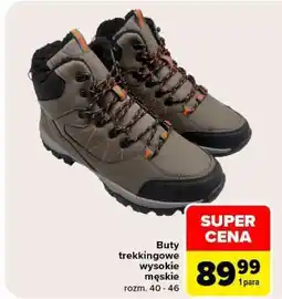 Carrefour Buty trekkingowe wysokie męskie oferta
