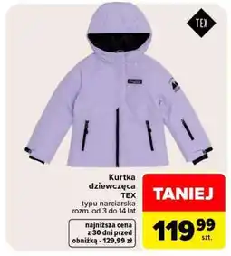 Carrefour Kurtka dziewczęca TEX oferta