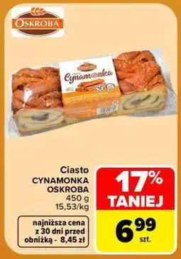 Carrefour Ciasto cynamonka Oskroba oferta