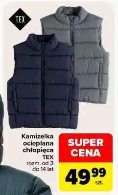 Carrefour Kamizelka ocieplana chłopięca oferta