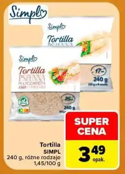 Carrefour Tortilla SIMPL oferta