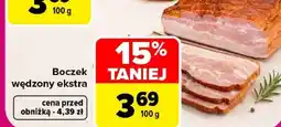 Carrefour Boczek wędzony ekstra oferta