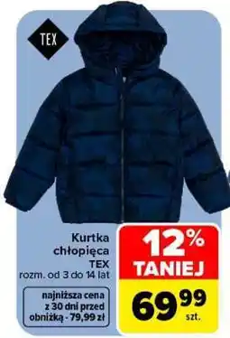 Carrefour Kurtka chłopięca TEX oferta