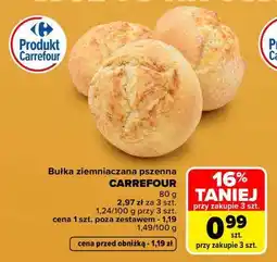 Carrefour Bułka ziemniaczana pszenna CARREFOUR oferta
