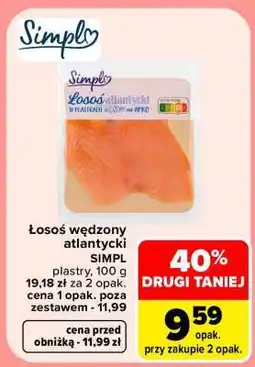 Carrefour Łosoś wędzony atlantycki oferta