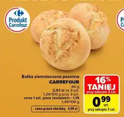Carrefour Bułka ziemniaczana pszenna oferta