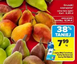 Carrefour Gruszki czerwone oferta