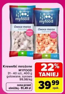 Carrefour Krewetki Mrożone oferta