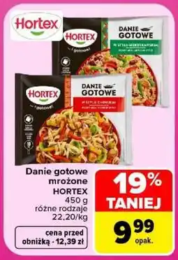 Carrefour Danie gotowe mrożone Hortex oferta