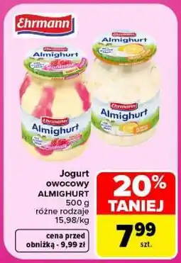 Carrefour Jogurt owocowy ALMIGHURT oferta