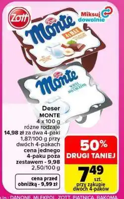 Carrefour ZOTT Monte oferta