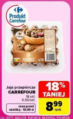 Carrefour Jaja przepiórcze CARREFOUR oferta