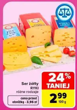 Carrefour Ser żółty RYKI oferta