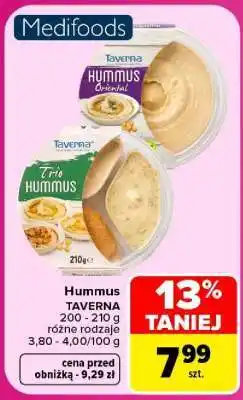 Carrefour Hummus TAVERNA oferta