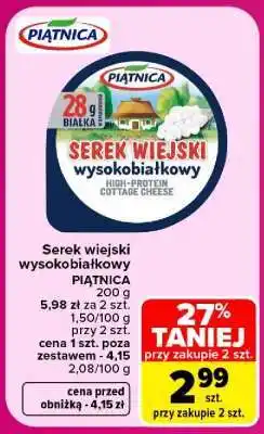 Carrefour Serek wiejski wysokobiałkowy oferta