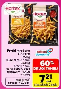 Carrefour HORTEX Frytki mrożone oferta
