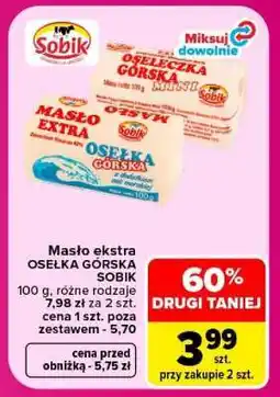 Carrefour Masło ekstra OSEŁKA GÓRSKA SOBIK oferta