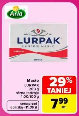 Carrefour Masło Lurpak oferta