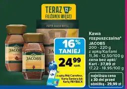 Carrefour Kawa rozpuszczalna Jacobs oferta