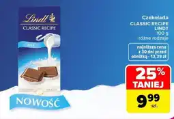 Carrefour Czekolada CLASSIC RECIPE LINDT oferta