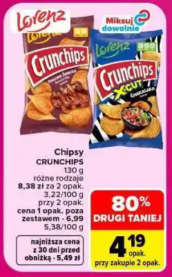 Carrefour Chipsy CRUNCHIPS oferta