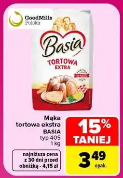 Carrefour Mąka tortowa ekstra BASIA oferta