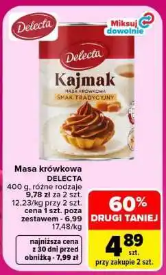 Carrefour Masa krówkowa Delecta oferta