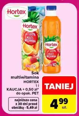 Carrefour Sok multiwitamina Hortex oferta