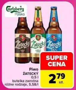 Carrefour Piwo ŽATECKÝ oferta