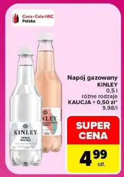 Carrefour Napój gazowany Kinley oferta