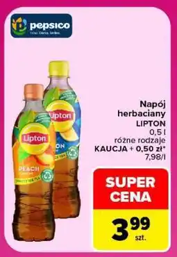 Carrefour Napój herbaciany Lipton oferta