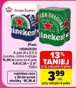 Carrefour Piwo Heineken oferta