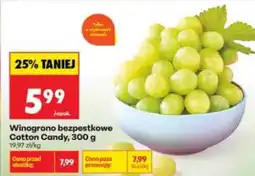 Biedronka Winogrono bezpestkowe Cotton Candy, 300 g oferta
