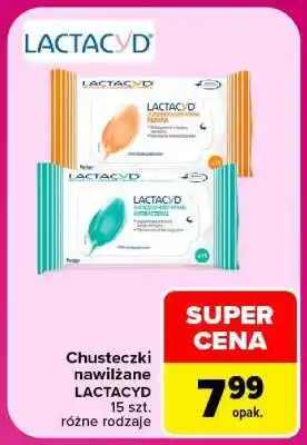 Carrefour Chusteczki nawilżane LACTACYD oferta