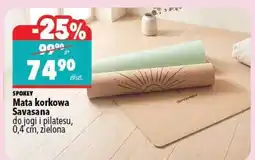 Biedronka Mata korkowa Savasana oferta