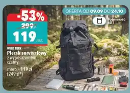 Biedronka Plecak survivalowy z wyposażeniem, czarny oferta