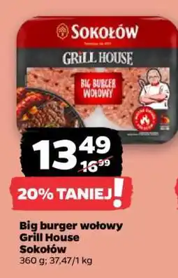Netto Big burger wołowy Grill House Sokołów oferta