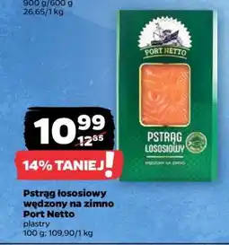 Netto Pstrąg łososiowy wędzony na zimno Port Netto oferta