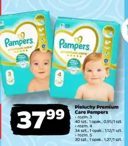 Netto Pieluchy PREMIUM CARE PAMPERS oferta