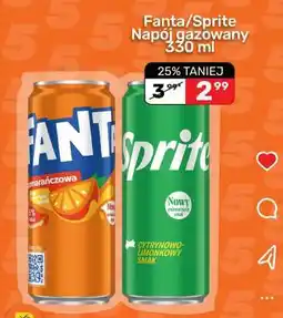 Biedronka Fanta/Sprite Napój gazowany 330 ml oferta