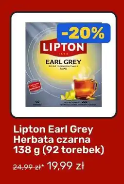 Biedronka Lipton Earl Grey Herbata czarna 138 g (92 torebek) oferta