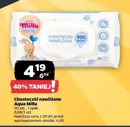 Netto Chusteczki nawilżane Aqua Milu oferta