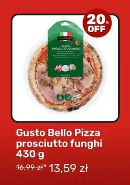Biedronka Gusto Bello Pizza prosciutto funghi 430 g oferta
